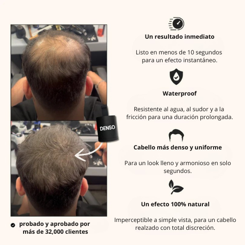 Denso - Polvo Densificador Para Cabello